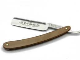 Böker Rasiermesser Tree Brand Brown Canvas Micarta