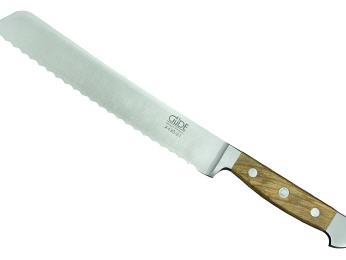 G&Uuml;DE Brotmesser Alpha Olive 21cm